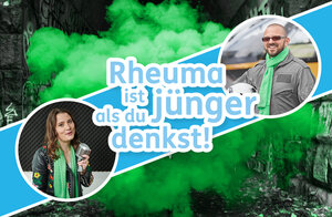 Rheuma ist jünger als du denkst Plakat